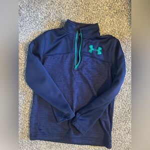 Under Armour Navy Fleece with Teal Accent